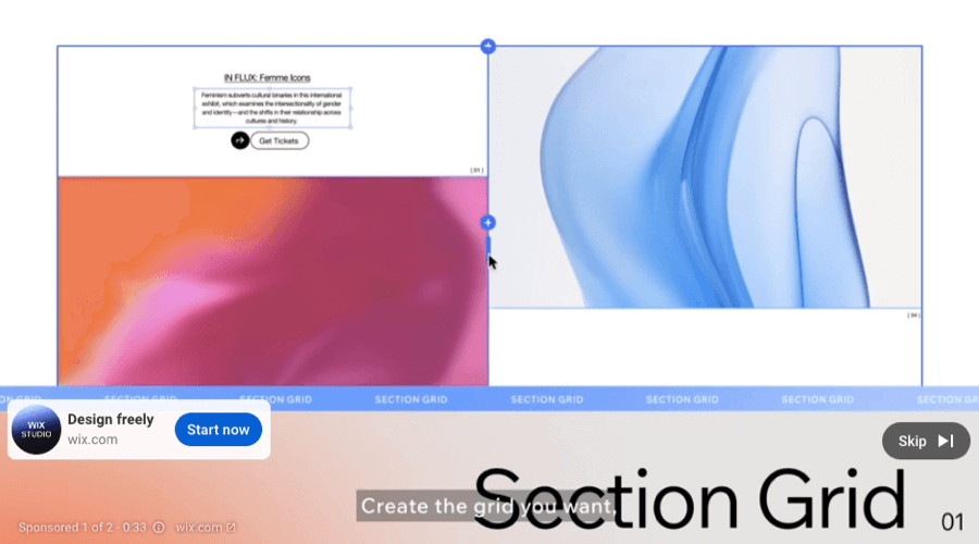 Google video ads example