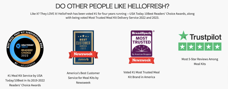 Social proof examples