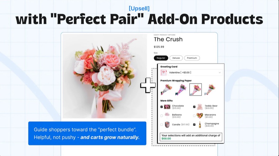 Easify product add-ons