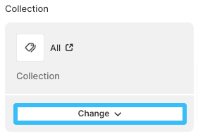 Change featured collection