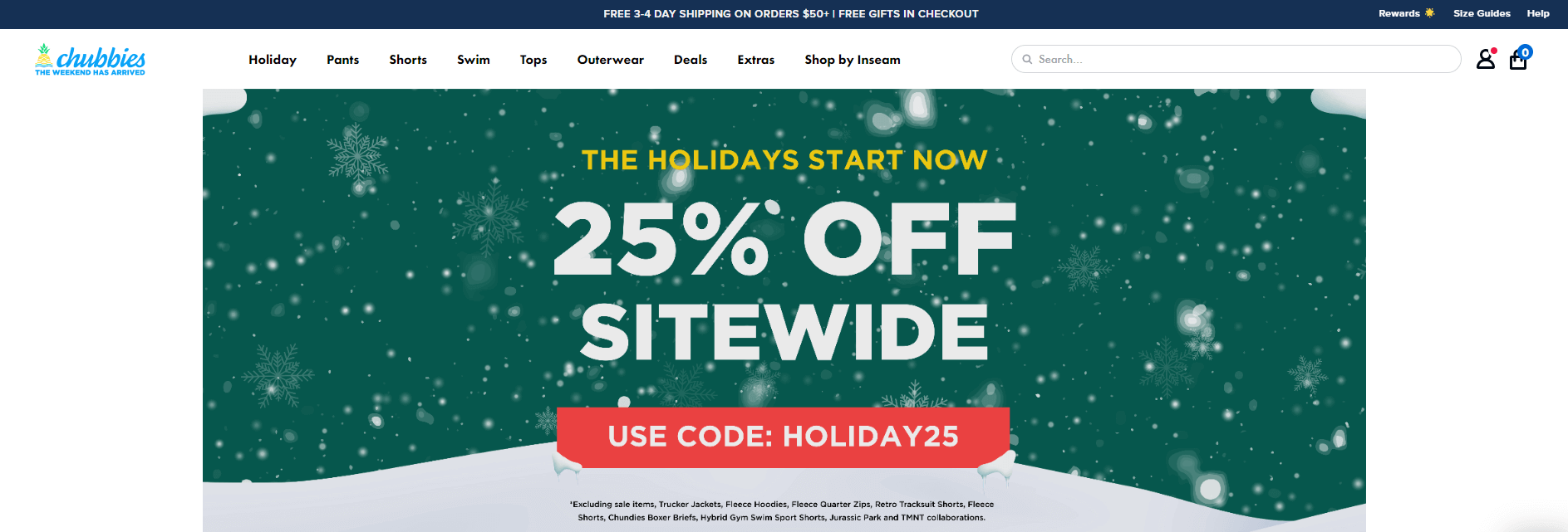 A Website Offering Free Shipping